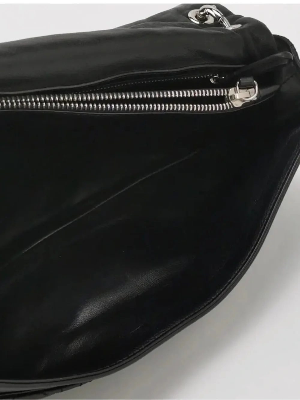 Dior Black Cannage Lambskin Shoulder Bag with Silver Logo Charms